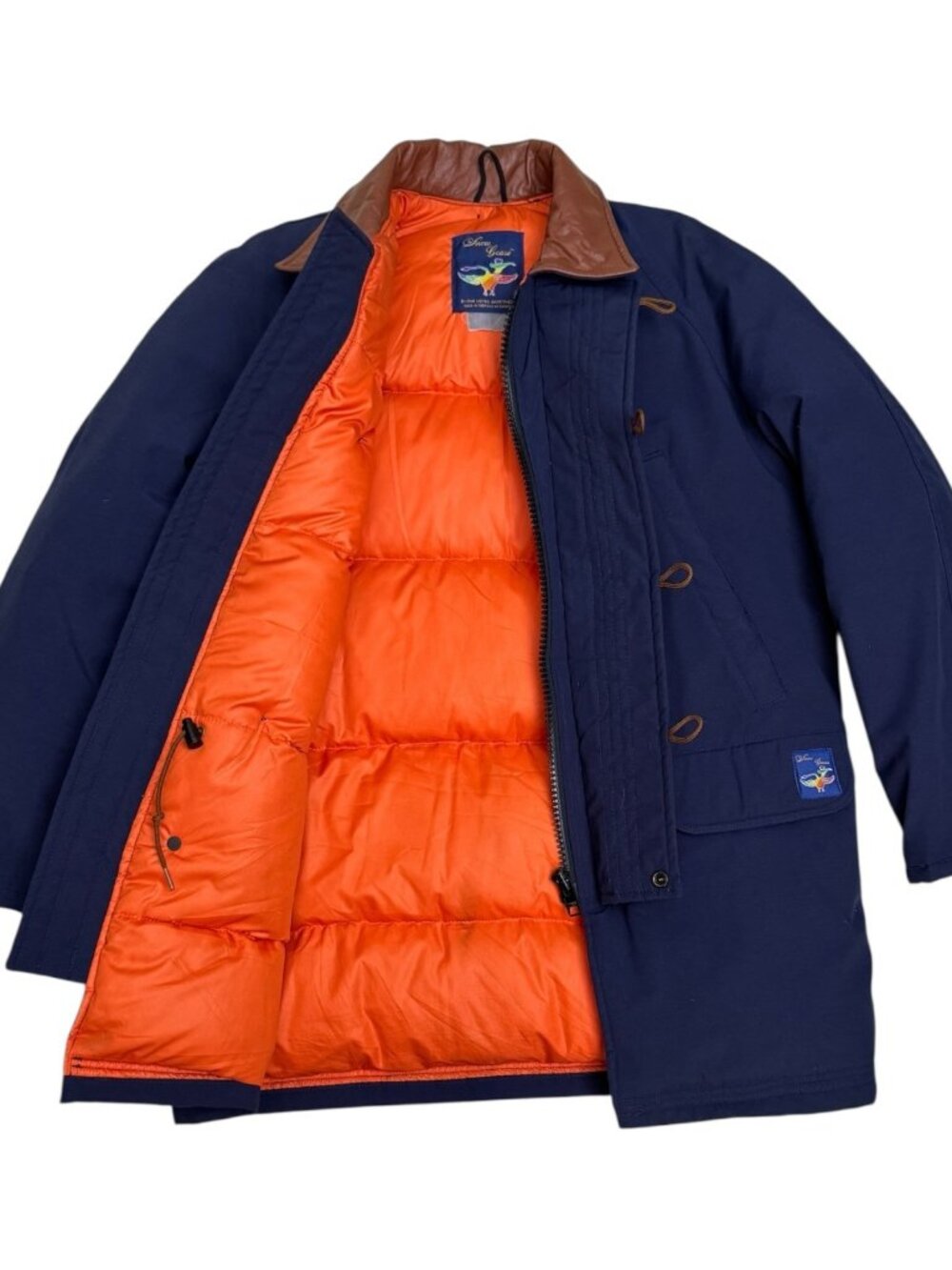 SNOW GOOSE VINTAGE Canada Goose Luxury DOWN FILL Winter Parka Coat Mens Small